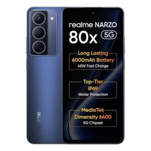 Mobilebies Tempered Glass Guard for Realme Narzo 80X 5G Premium Screen Protector Guard with Easy Installation Kit  (Pack of 2)