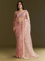 KALKI Fashion Tissue Embroidered Saree With Cutdana Sequins And Moti - Image 2