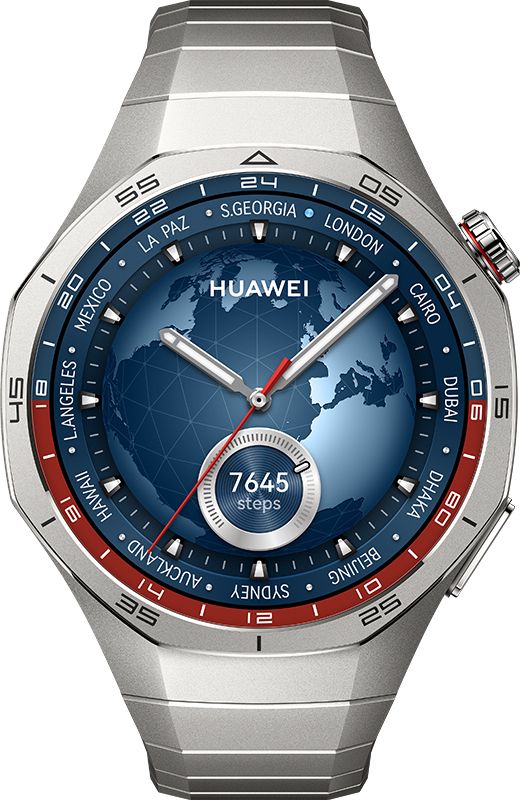 Huawei GT 5 PRO 46mm, 14 Days Battery, Built-in maps, Bluetooth,Pro-level sports Smartwatch  (Titanium Strap, 46.0)