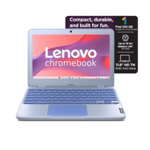 Lenovo 100e Chromebook Gen 4 MediaTek MediaTek Kompanio 528 - (4 GB/64 GB EMMC Storage/Chrome OS) 82W0001DHA Chromebook  (11.6 Inch, Graphite Grey, 1.23 Kg)