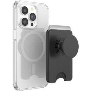 PopSockets Phone Wallet with Expanding Grip and Adapter Ring