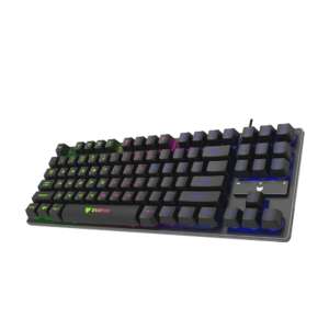 Semi-Mechanical Gaming Keyboard with Rainbow Backlit