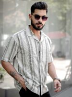 Comfort Striped Oversized Casual Shirt