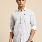 Being Human Printed Cotton Slim Fit Casual Shirt