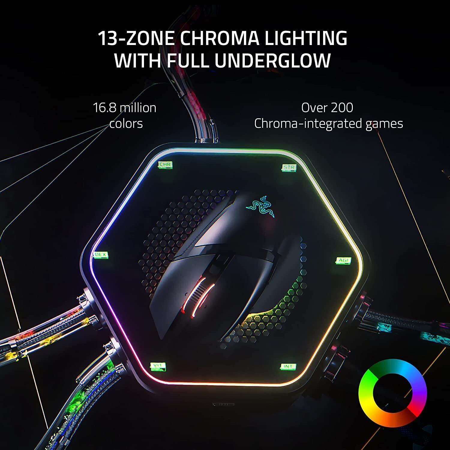 Razer Basilisk V3 Pro Customizable - HyperScroll Tilt Wheel - Image 2