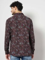 Celio Spread Collar Classic Floral Printed Casual Shirt - Image 3