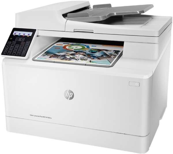 HP M183FW Multi-function WiFi Color Laser Printer with Voice Activated Printing Google Assistant  (Toner Cartridge)