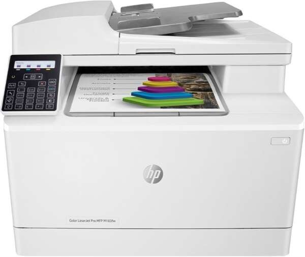 HP M183FW Multi-function WiFi Color Laser Printer with Voice Activated Printing Google Assistant  (Toner Cartridge) - Image 2