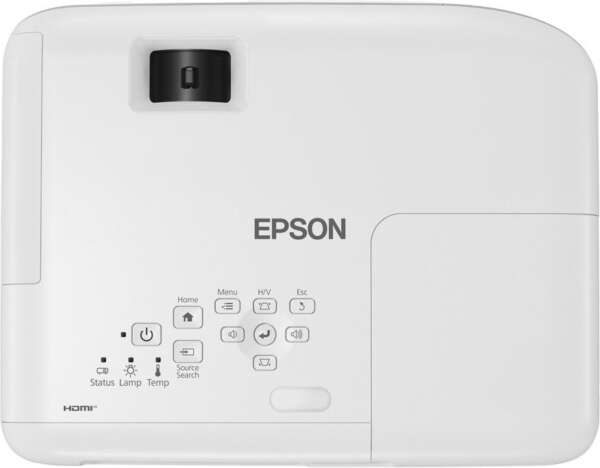Epson EB-E01 (3300 Im / Wireless / Remote Controller) Portable XGA 3LCD Projector  (White)