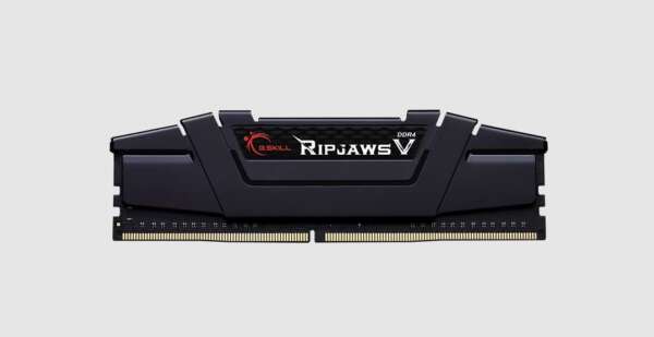 Ripjaws GSKILL DDR4 8 GB (Single Channel) PC DDR4 (GSKILL 8GB(1*8GB)DDR4 3200MHz CL18-22-22-42 Desktop Memory)  (Black)