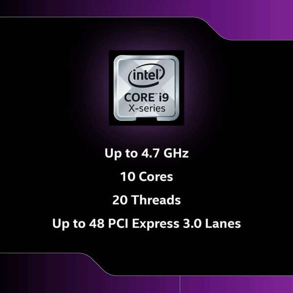 Intel Core i9-10900X X-series 3.7 GHz LGA 2066 Socket 10 Cores Desktop Processor  (Blue) - Image 2
