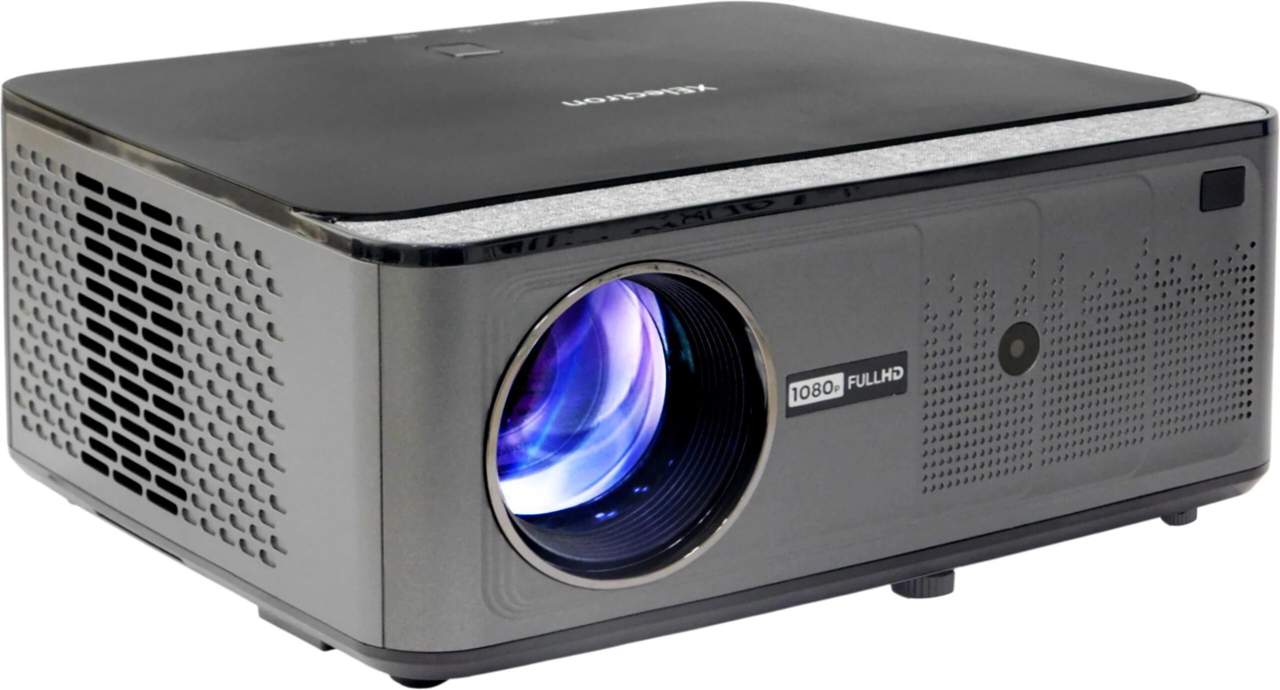 XElectron iProjector 1 Plus (18000 lm / 2 Speaker) with Dolby Sound, Auto Keystone, Netflix Support, 4K HDR Smart Android Projector  (Black1)