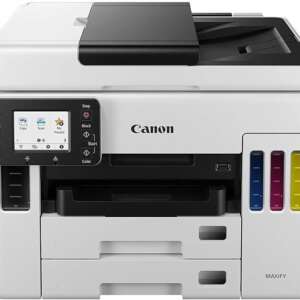 Canon GX7070 Multi-function WiFi Color Ink Tank Printer  (4 Ink Bottles Included)