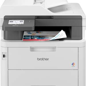 brother MFC-L3760CDW Multi-function WiFi Color Laser Printer for Print/Copy/Scan/Fax with 3.5-inch Touch Screen Display, Auto Duplex Feature, 512MB Memory, ADF, 26 PPM, Free Installation & with Up to 1000 Pages of Black + Color Ink Toner in the box  (Toner Cartridge)
