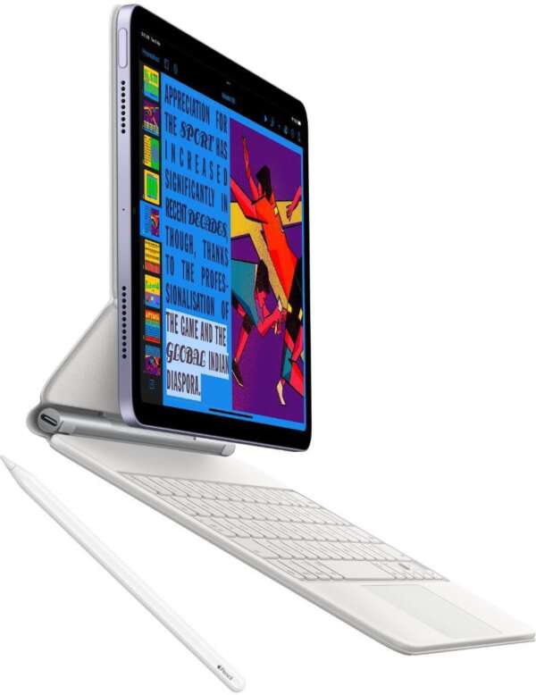 Apple iPad Air (5th gen) 64 GB ROM 10.9 Inch with Wi-Fi+5G (Blue) - Image 4