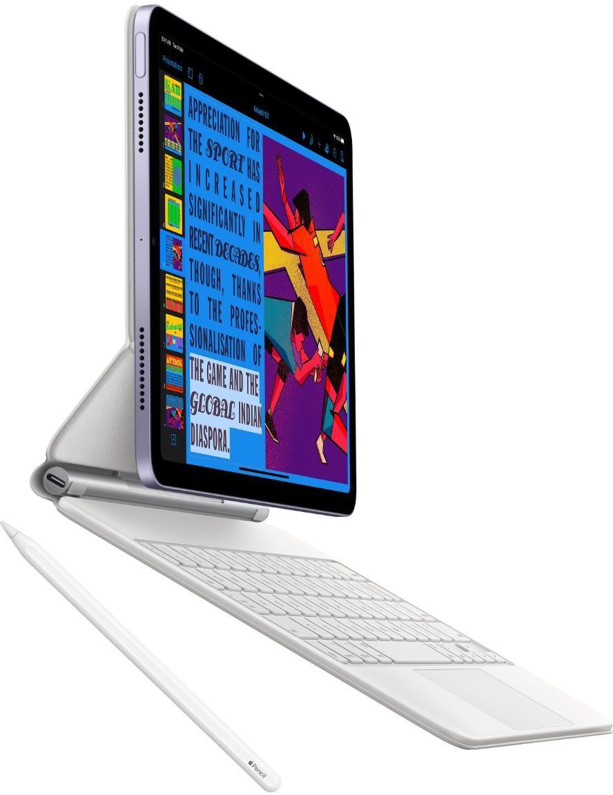 Apple iPad Air (5th gen) 64 GB ROM 10.9 Inch with Wi-Fi+5G (Blue) - Image 4