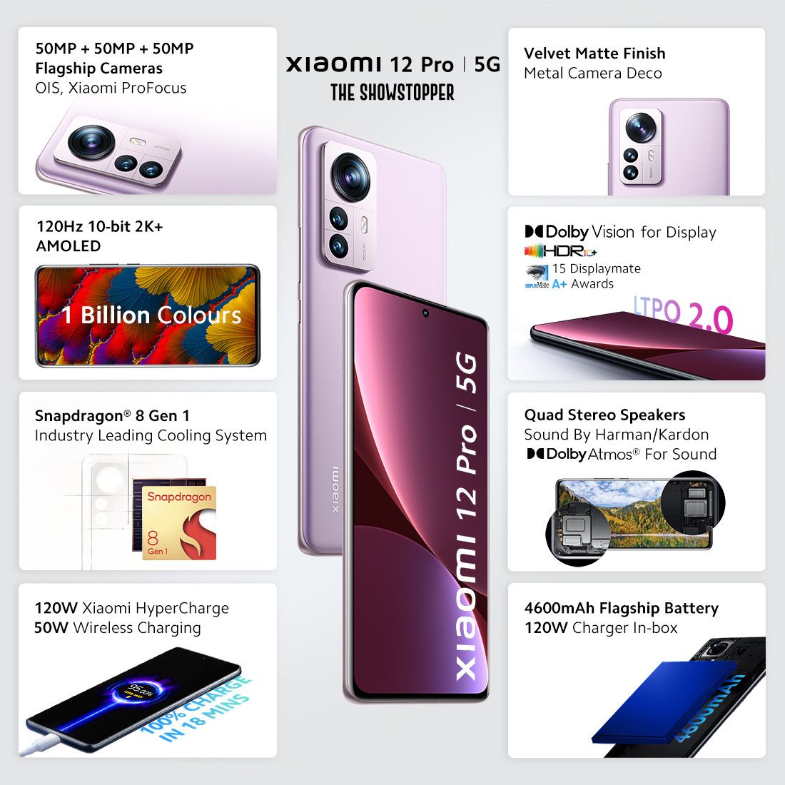 Xiaomi 12 Pro 5G (Opera Mauve, 256 GB)  (8 GB RAM) - Image 6