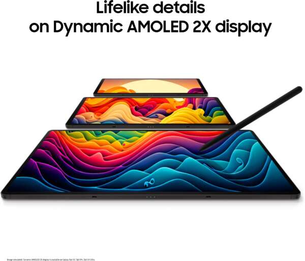Samsung Galaxy Tab S9 12 GB RAM 256 GB ROM 11.0 Inch with Wi-Fi+5G Tablet (Graphite) - Image 3