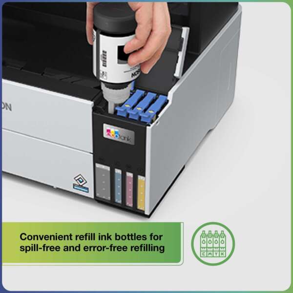 Epson L6490 Multi-function WiFi Color Ink Tank Printer (Color Page Cost: 12 Paise | Black Page Cost: 24 Paise)  (4 Ink Bottles Included) - Image 2