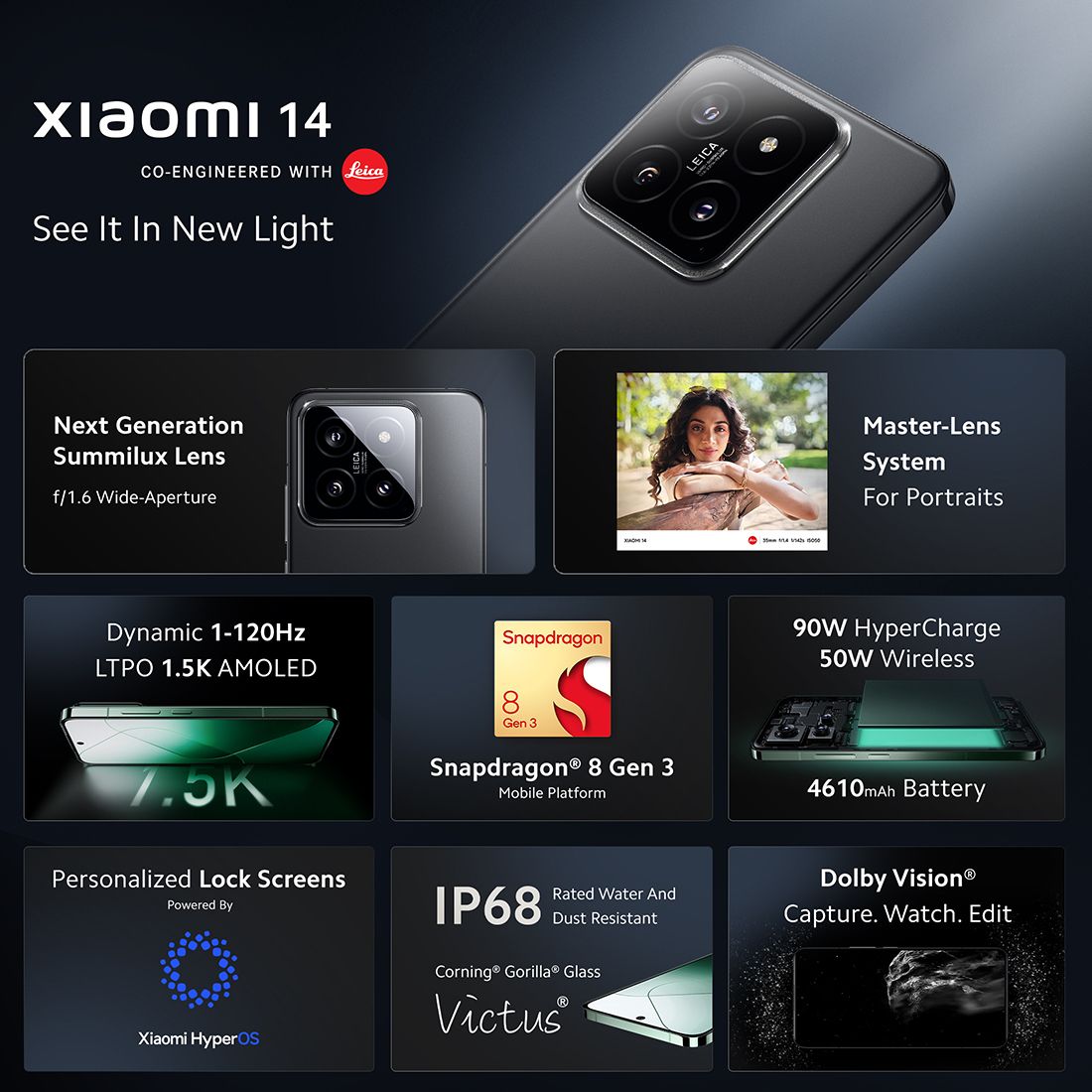 Xiaomi 14 (Black, 512 GB)  (64 GB RAM) (Copy) (Copy) - Image 7