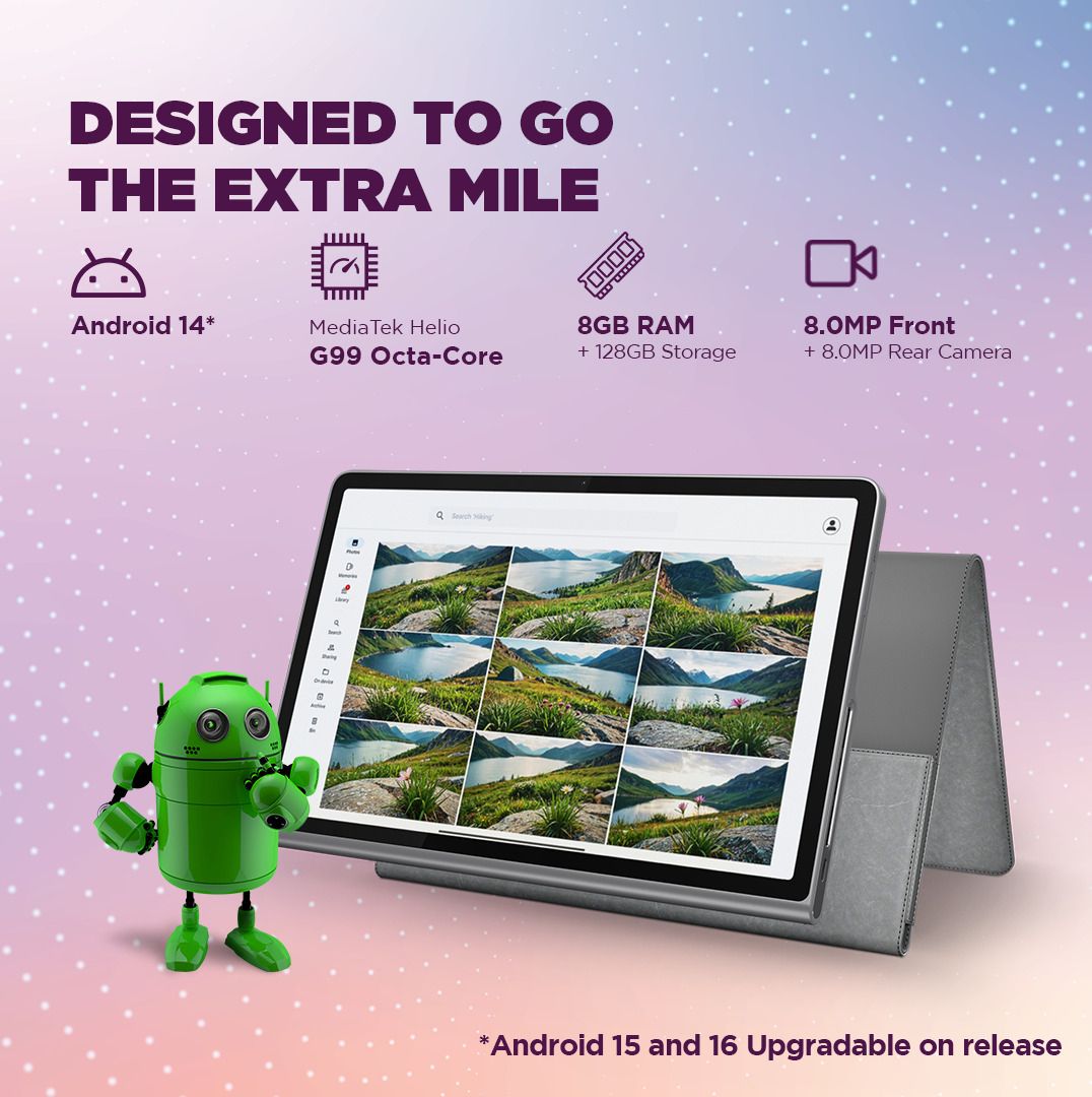 Lenovo Tab Plus 8 GB RAM 128 GB ROM 11.5 inch with Wi-Fi Only Tablet (Luna Grey) - Image 5