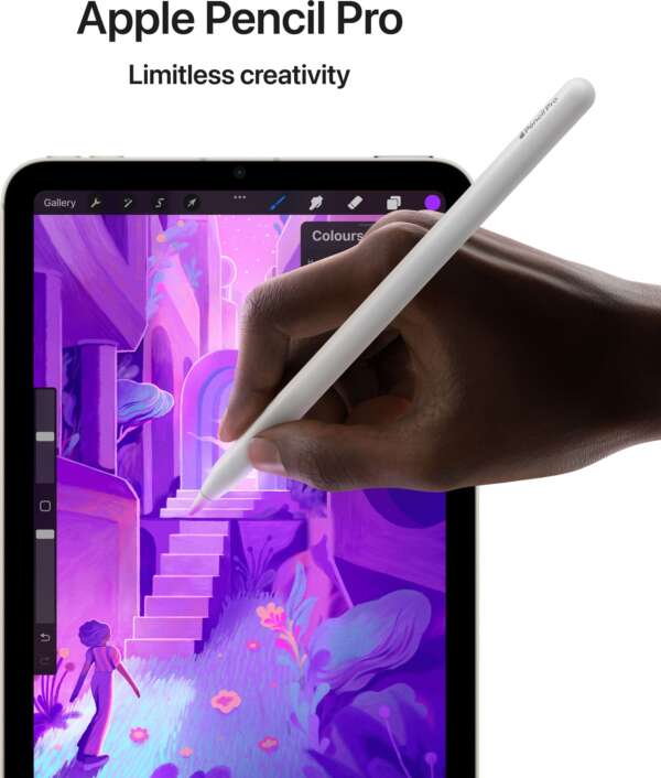 Apple 2024 iPad Mini 128 GB ROM 8.3 inch with Wi-Fi+5G (Purple) - Image 6