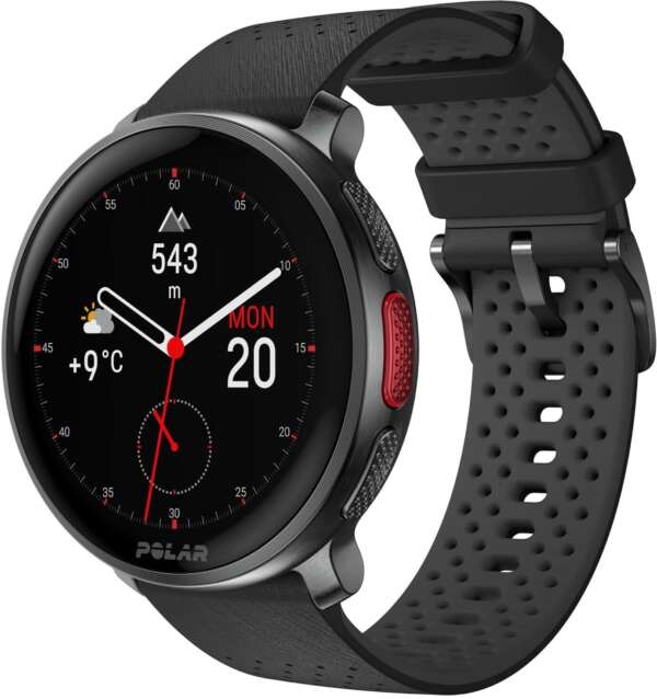 Polar Vantage V3-Premium Multisport Watch, Heart Rate Monitor (Black) Smartwatch  (Black Strap, Free Size) - Image 2