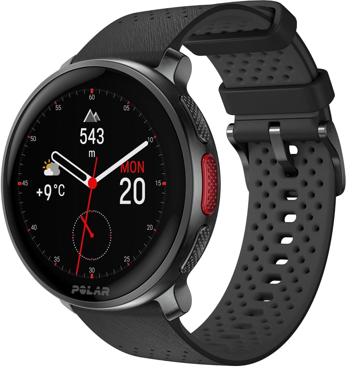 Polar Vantage V3-Premium Multisport Watch, Heart Rate Monitor (Black) Smartwatch  (Black Strap, Free Size) - Image 2