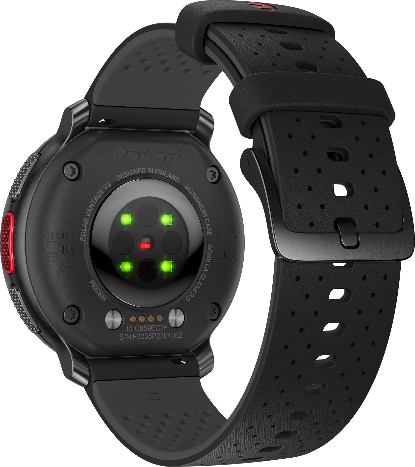 Polar Vantage V3 with H10 Heart Rate Sensor Sport Watch with GPS (Black) Smartwatch  (Black Strap, Free Size) - Image 4