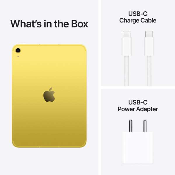 Apple 2025 iPad (A16) 128 GB ROM 11.0 inch with Wi-Fi+5G (Yellow) - Image 3