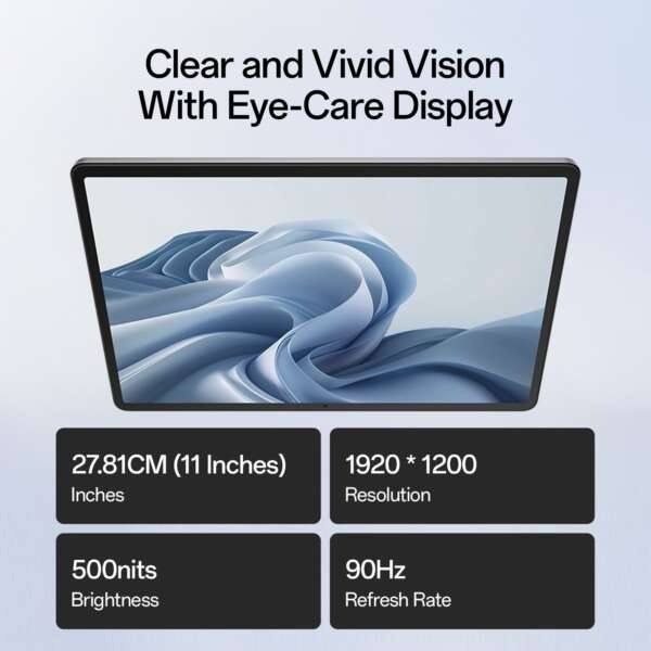 OPPO Pad SE 4 GB RAM 128 GB ROM 10.95 inch with Wi-Fi Only Gaming Tablet (Starlight Silver) - Image 3
