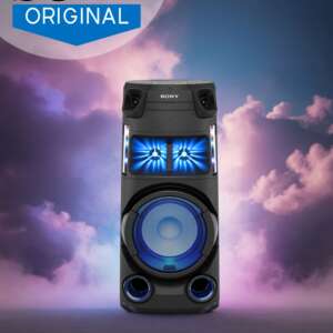 SONY MHC-V43D Portable , Karaoke, Gesture Control Bluetooth Party Speaker  (Black, Stereo Channel)