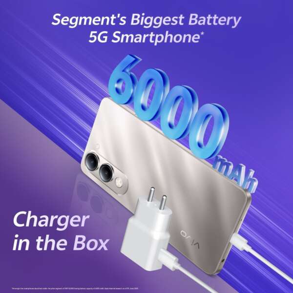 vivo T4 Lite 5G Charger in the Box (Titanium Gold, 256 GB)  (8 GB RAM) - Image 2