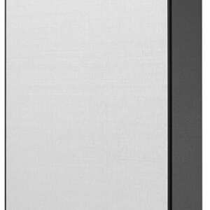 Seagate One Touch with Password Protection for Windows & Mac with 3 years Data Recovery Services - Portable 1 TB External Hard Disk Drive (HDD)  (Silver)