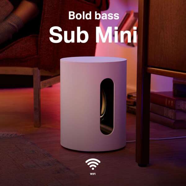 Sonos Sub Mini 125 W Bluetooth Speaker  (White, Stereo Channel) - Image 2