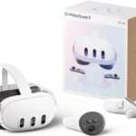 META QUEST 3S 128GB Console Online Gaming Mixed Reality Headset - All-in-One Motion Controller  (White, For PC, PS4, Xbox)