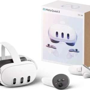META Quest 3 VR Headset (512) GB Motion Controller  (White, For PC)