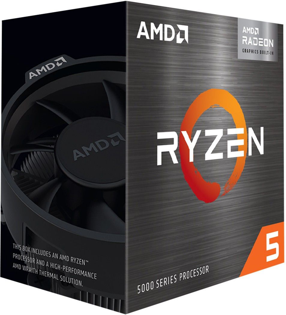 AMD Ryzen 5 5600G 3.9 GHz Upto 4.4 GHz AM4 Socket 6 Cores 12 Threads 3 kB L2 16 kB L3 Desktop Processor  (Grey) - Image 3