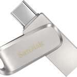 SanDisk SDDDC4-128G-I35 128 GB OTG Drive Compatible with Mobile, Desktop Computer, Laptop USB 3.1 Metal Case  (Silver, Type A to Type C)
