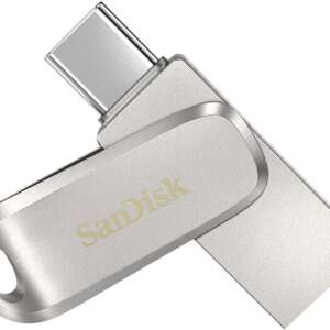 SanDisk SDDDC4-512G-I35 512 GB OTG Drive Compatible with Mobile, Desktop Computer, Laptop USB 3.1 Metal Case  (Silver, Type A to Type C)