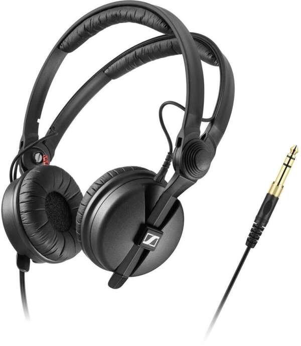 Sennheiser HD 25 Studio Headphone Wired without Mic  (Black, On the Ear)