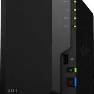 Synology DiskStation DS218 0 TB External Hard Disk Drive (HDD)
