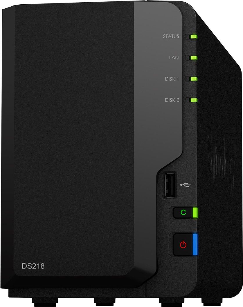 Synology DiskStation DS218 0 TB External Hard Disk Drive (HDD)