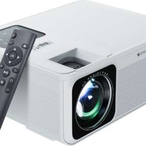 ZEBRONICS ZEB- MLP 4 (11500 lm) Portable /ZEB-PIXAPLAY 58 1080p Native with 4K Support, 210 Inch Screen Size, Quad Core Processor, Bluetooth, HDMI, USB, WIFI, AUX, Miracast, App Support Smart Projector  (White)